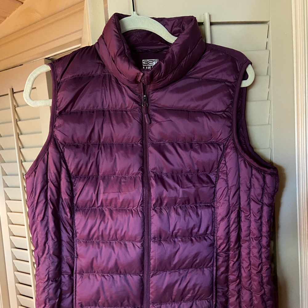 32 degrees winter vest - size L NWOT